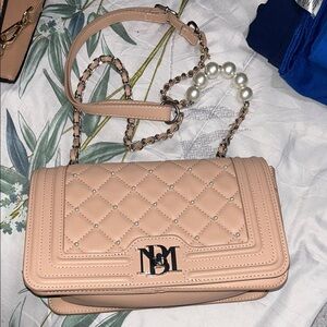 Quilted Tan Shoulder Bag